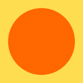 Forderungen, Oranger Kreis auf Gelb 